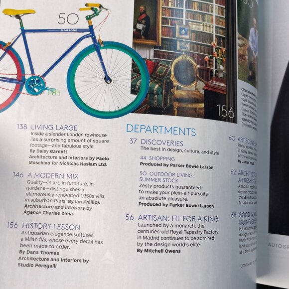 Architectural Digest Magazine u May 16  Vol 73 Issue 5 Home Interior Design - Picture 4 of 4